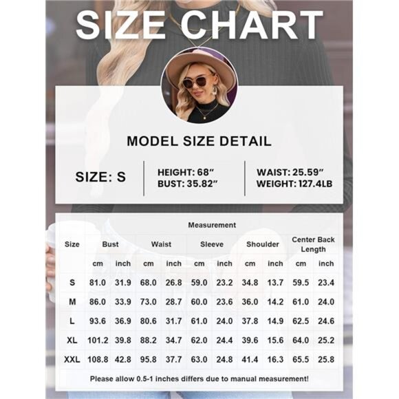 Women's Mock Turtleneck Long Sleeve Shirt Ribbed Knit Pullover Thermal Top - Picture 6 of 6